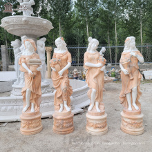 Famouse Customized Garden Natural Marble Four Season Statues for Outdoor